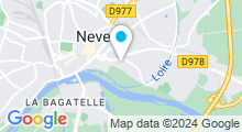 Plan Carte Piscine des Bords de Loire à Nevers