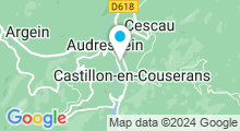 Plan Carte Piscine des 4 vallées à Castillon en Couserans