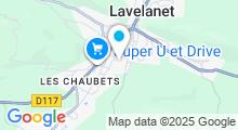 Plan Carte Piscine municipale &agrave; Lavelanet - ferm&eacute;e