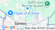Plan Carte Piscine Georges Cassin &agrave; Saintes - ferm&eacute;e
