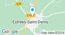 Plan Carte Piscine de la Plaine à Estrées Saint Denis