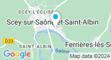 Plan Carte Piscine de Scey sur Saône et St Albin 