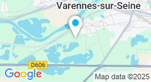 Plan Carte Base de loisirs de Varennes-sur-Seine