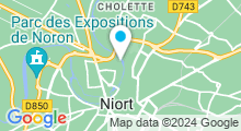 Plan Carte Piscine du Pré Leroy à Niort