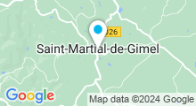 Plan Carte Piscine à Saint Martial de Gimel