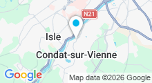 Plan Carte Piscine &agrave; Condat sur Vienne