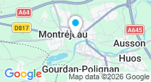 Plan Carte Piscine &agrave; Montrejeau - ferm&eacute;e