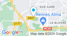 Plan Carte Piscine Bréquigny à Rennes