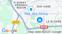 Plan Carte Piscine Bréquigny à Rennes