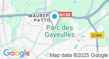 Plan Carte Piscine Gayeulles à Rennes