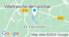 Plan Carte Lac de Gurson à Villefranche de Lonchat