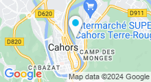 Plan Carte Espace Eau et Loisirs de l'Archipel à Cahors