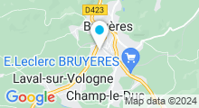 Plan Carte Piscine Roger Mercier à Bruyères