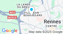 Plan Carte Piscine Villejean à Rennes