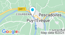 Plan Carte Piscine à Puy L'Eveque