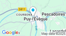 Plan Carte Piscine à Puy L'Eveque