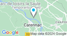 Plan Carte Centre aquatique la Saule à Bétaille en Quercy