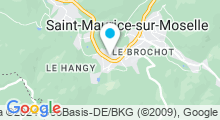 Plan Carte Piscine de Saint Maurice sur Moselle