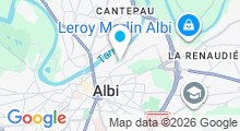 Plan Carte Piscine du Caussel &agrave; Albi - ferm&eacute;e