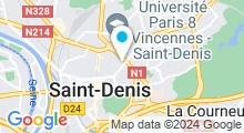 Plan Carte Centre Nautique La Baleine - Piscine à Saint-Denis
