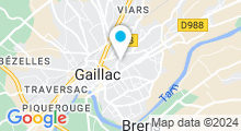 Plan Carte Piscine couverte à Gaillac