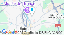 Plan Carte Piscine d'été du Plateau de la Justice à Epinal