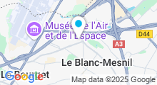 Plan Carte Piscine du Parc au Blanc Mesnil