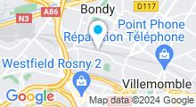 Plan Carte Piscine Tournesol de Bondy
