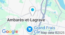 Plan Carte Piscine à Ambares et Lagrave