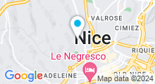 Plan Carte Piscine du Piol-Fernand Anelli à Nice