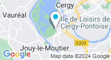Plan Carte L'Ile de loisirs de Cergy-Pontoise