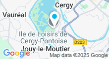 Plan Carte L'Ile de loisirs de Cergy-Pontoise