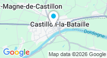 Plan Carte Piscine &agrave; Castillon la Bataille - Ferm&eacute;e