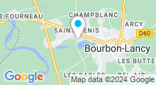 Plan Carte Base nautique de loisirs du Breuil à Bourbon Lancy