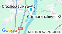 Plan Carte Base de Loisirs du Port d'Arciat à Crêches sur Saone