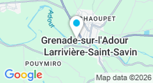 Plan Carte Piscine &agrave; Grenade sur l'Adour