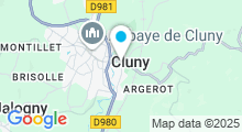 Plan Carte Piscine de Cluny