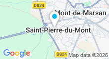 Plan Carte Piscine d'&eacute;t&eacute; &agrave; Saint Pierre du Mont - ferm&eacute;e