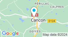 Plan Carte Piscine du Lac à Cancon