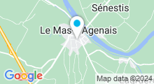 Plan Carte Piscine d'été Val de Garonne à Le Mas d'Agenais