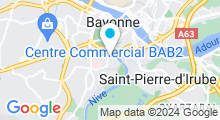 Plan Carte Piscine de Lauga à Bayonne