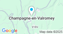 Plan Carte Piscine à Champagne en Valromey