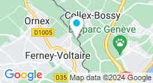 Plan Carte Centre nautique - Piscine à Ferney Voltaire
