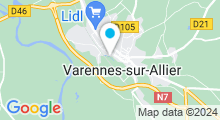 Plan Carte Piscine à Varennes sur Allier