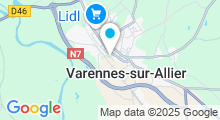 Plan Carte Piscine à Varennes sur Allier