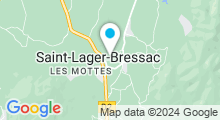 Plan Carte Piscine à Saint Lager Bressac