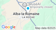 Plan Carte Piscine à Alba la Romaine