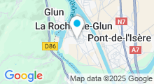 Plan Carte Piscine à La Roche de Glun