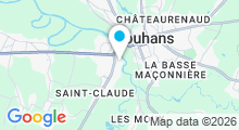 Plan Carte Piscine de Louhans - ferm&eacute;e