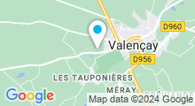 Plan Carte Piscine d'été à Valençay